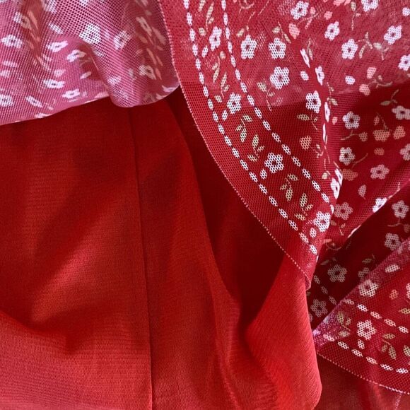 🔥3/$20🔥 Max Studio mesh floral print blouse size XS - Picture 7 of 11